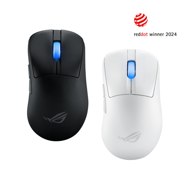 Asus ROG Keris II Ace Ultralight 54g Ergonomic Gaming Mouse - Black/White Asus ROG Keris II Ace Ultralight 54g Ergonomic Gaming Mouse - Black/White